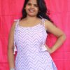 Vani short kurti with shoulder tie strap