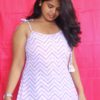 Vani short kurti with shoulder tie strap