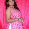 Saanvi short kurti with shoulder tie strap