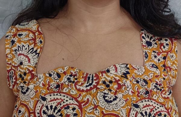 Shyla, Bold & Beautiful top, with statement front & back